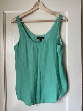 Banana Republic Sleeveless Scoop Tank Top - Mint